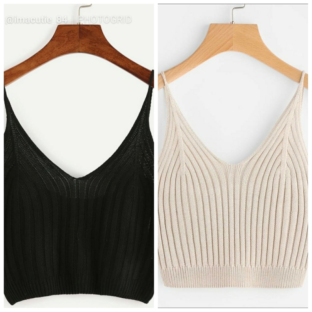 Knit Crop Tops